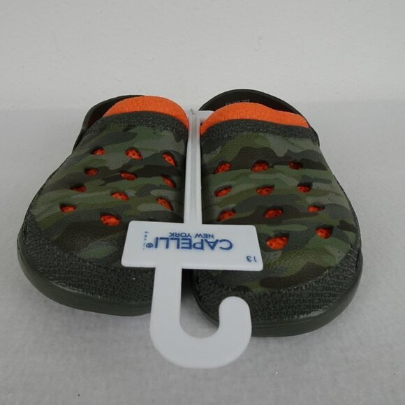Capelli Camo Shoe Clog Muck Slip On Boys Size 13 Green Camouflage - Picture 4 of 9